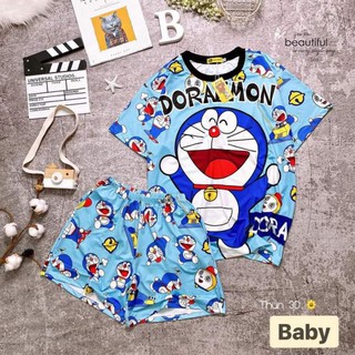 🍀🍀Đồ bộ thun lạnh 3D - Đùi cho bé Trai/Gái Size: 10 - 18kg🍀🍀