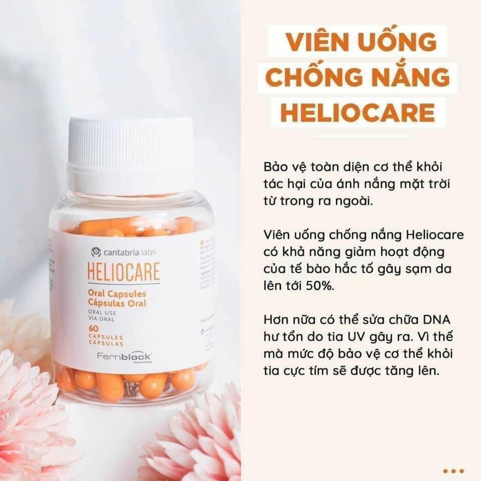 VIÊN CHỐNG NẮNG HELIOCARE ORAL CAPSULES DATE 2024 60V