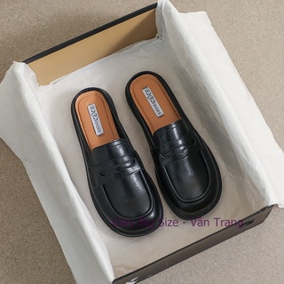 Giày hở gót big size từ 35-43 sục da