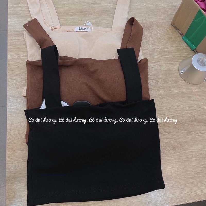 Áo crt 2 dây đệm 123