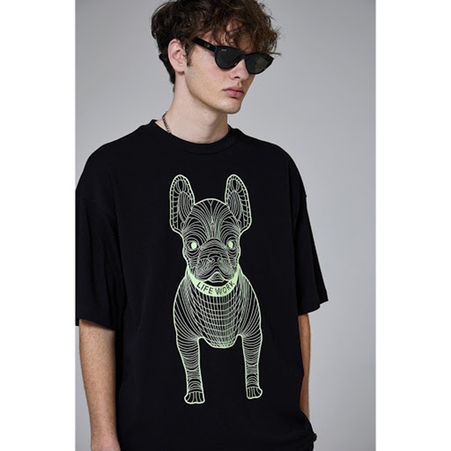 Áo thun tay lỡ unisex LifeWork - 100% CHÍNH HÃNG Hàn quốc