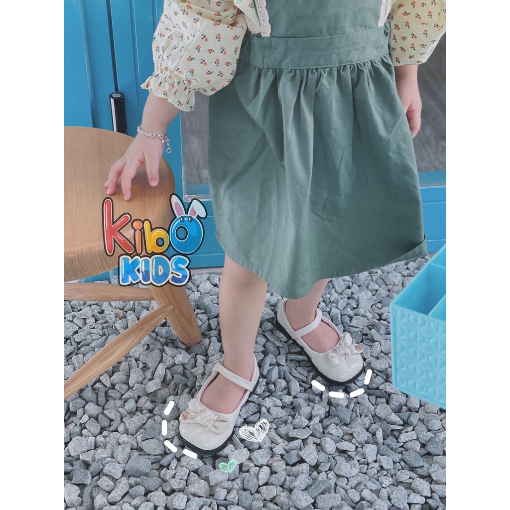 [Mã 252FASHIONSALE giảm 12% đơn 99K] Giày Búp Bê Da Mềm Đính Nơ Kiểu Dáng Đáng Yêu Cho Bé Gái 2-6 Tuổi A277