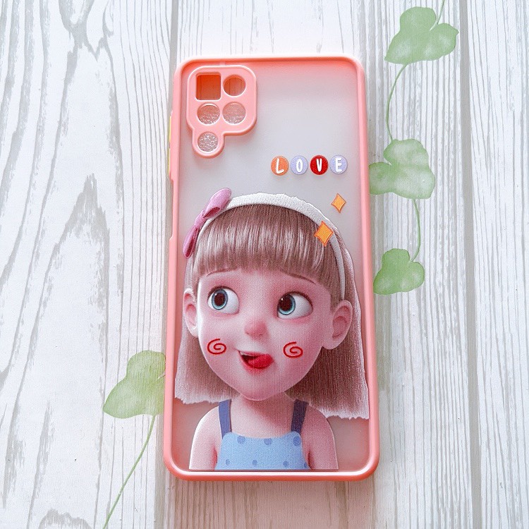 Ốp lưng nhám viền cao su Samsung A12/M12