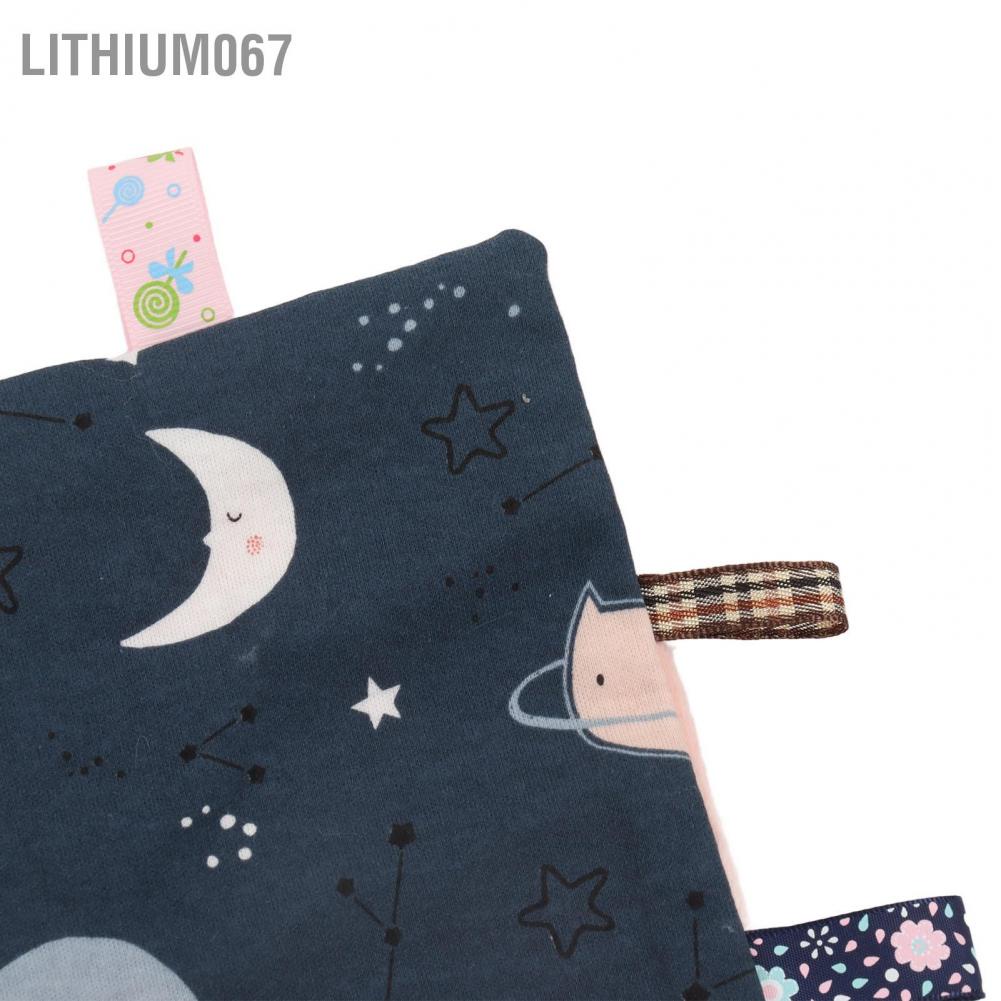 Lithium067 Lithium067 Từ khóa cho bé Chăn an ninh Mềm mại Hình không gian dễ thương êm dịu trẻ sơ sinh với Đồ chơi giác quan