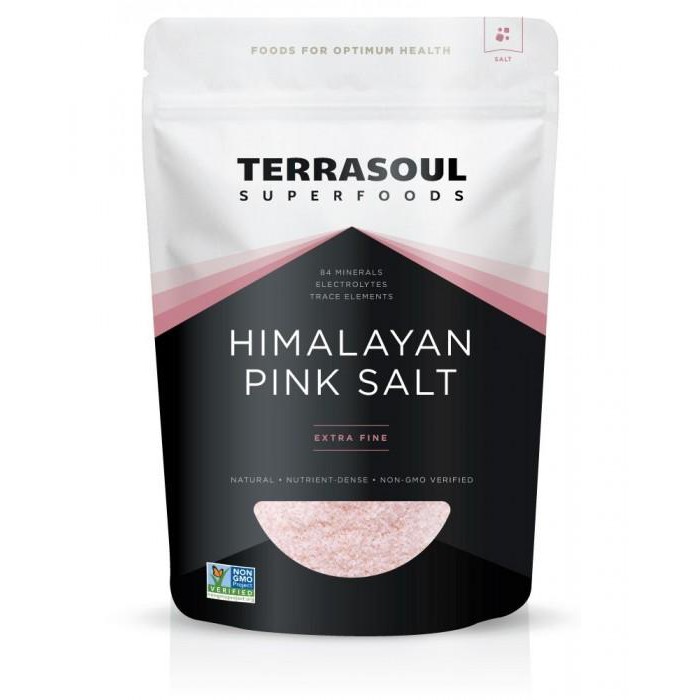 Muối hồng Himalaya của Terrasoul Superfoods 454g