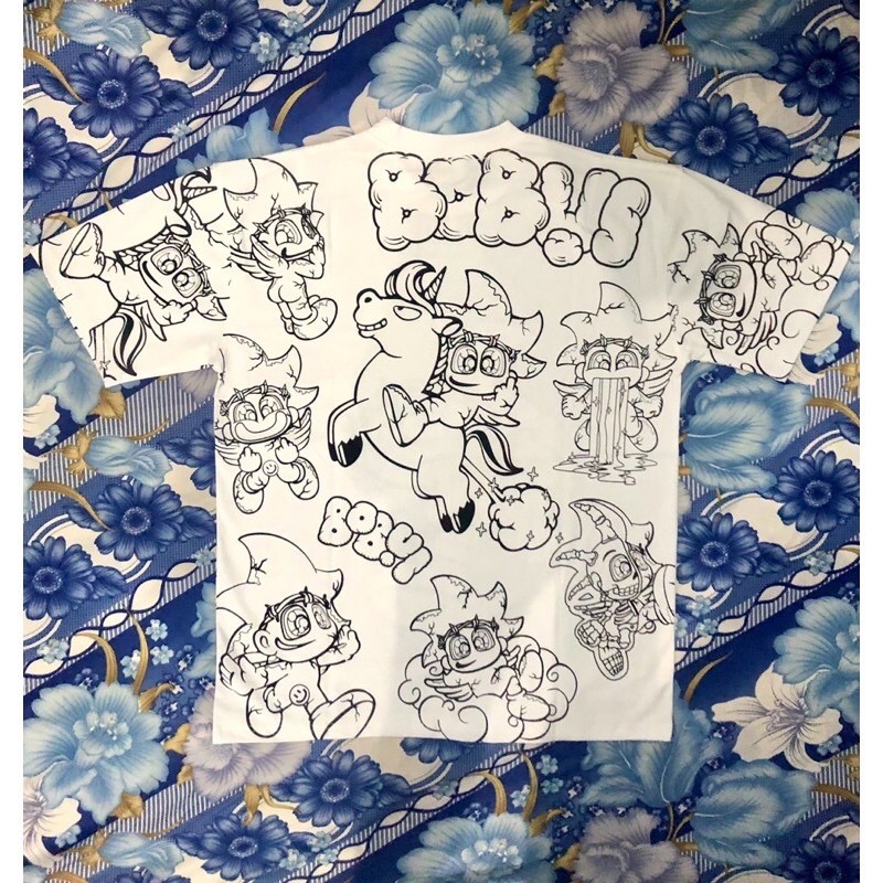 BOBUI BEBIBO OVERPRINT TEE/ WHITE