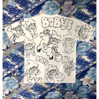BOBUI BEBIBO OVERPRINT TEE/ WHITE