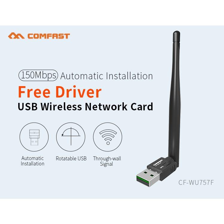 Đầu thu Wifi COMFAST CF-WU757F không cần cài đặt driver | WebRaoVat - webraovat.net.vn