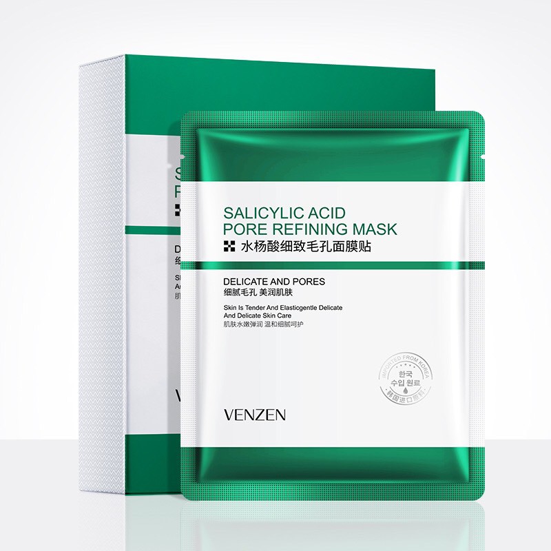 Mặt nạ Venzen hoạt chất acid salicylic thu nhỏ lỗ chân lông