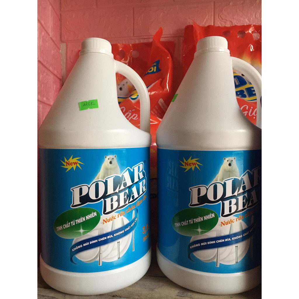 NƯỚC RỬA CHÉN ĐẬM ĐẶC POLAR BEAR 3,6KG