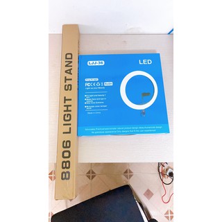 [Đèn livestream 36cm, 46CM] hỗ trợ chụp ảnh, make up 3 chế độ sáng