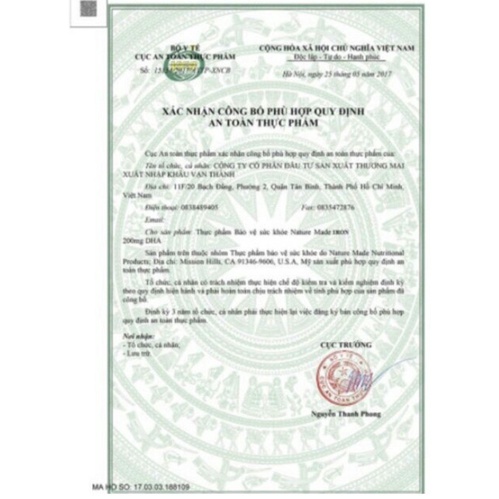 Viên uống bổ máu sắt Mỹ Nature Made Iron 65mg Hộp 365 viên Mỹ