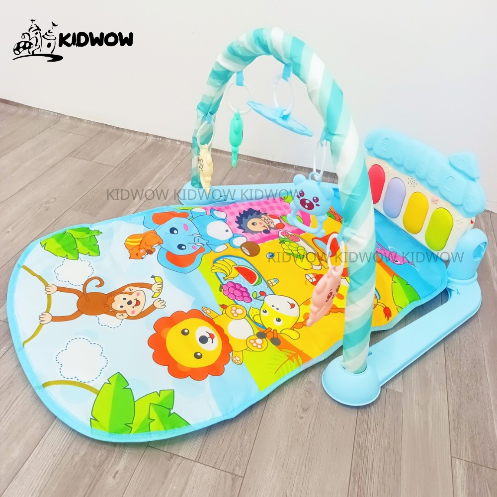 (Tặng Kèm Lục Lạc Đồ Chơi Cho Bé) Thảm Nhạc Cho Bé, Đồ Chơi Cho Trẻ Từ Sơ Sinh Giúp Kích Thích Thị Giác Và Trí Não