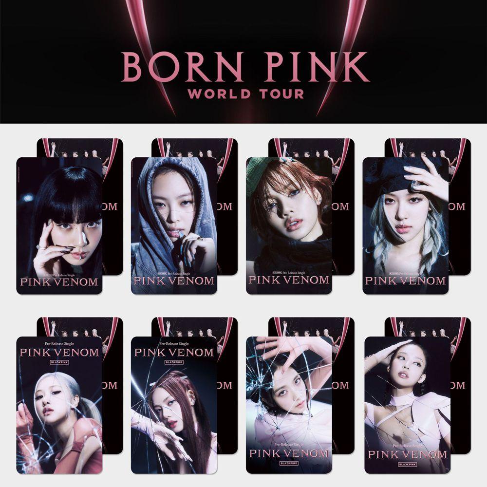 IVORY Set 8 Tấm Ảnh Lomo Card JENNIE ROSE LISA Nhóm Nhạc Blackpink