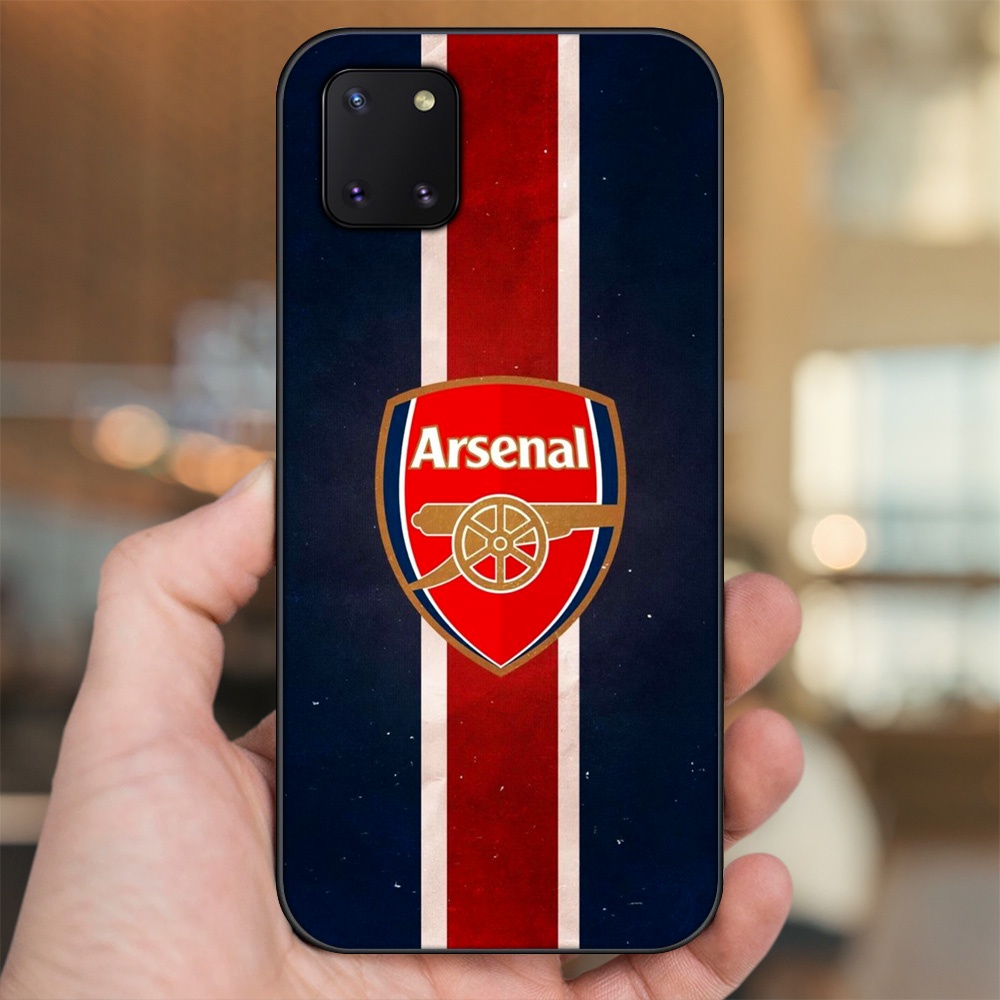 Ốp lưng Samsung Note 10 Lite viền đen in hình Arsenal FC