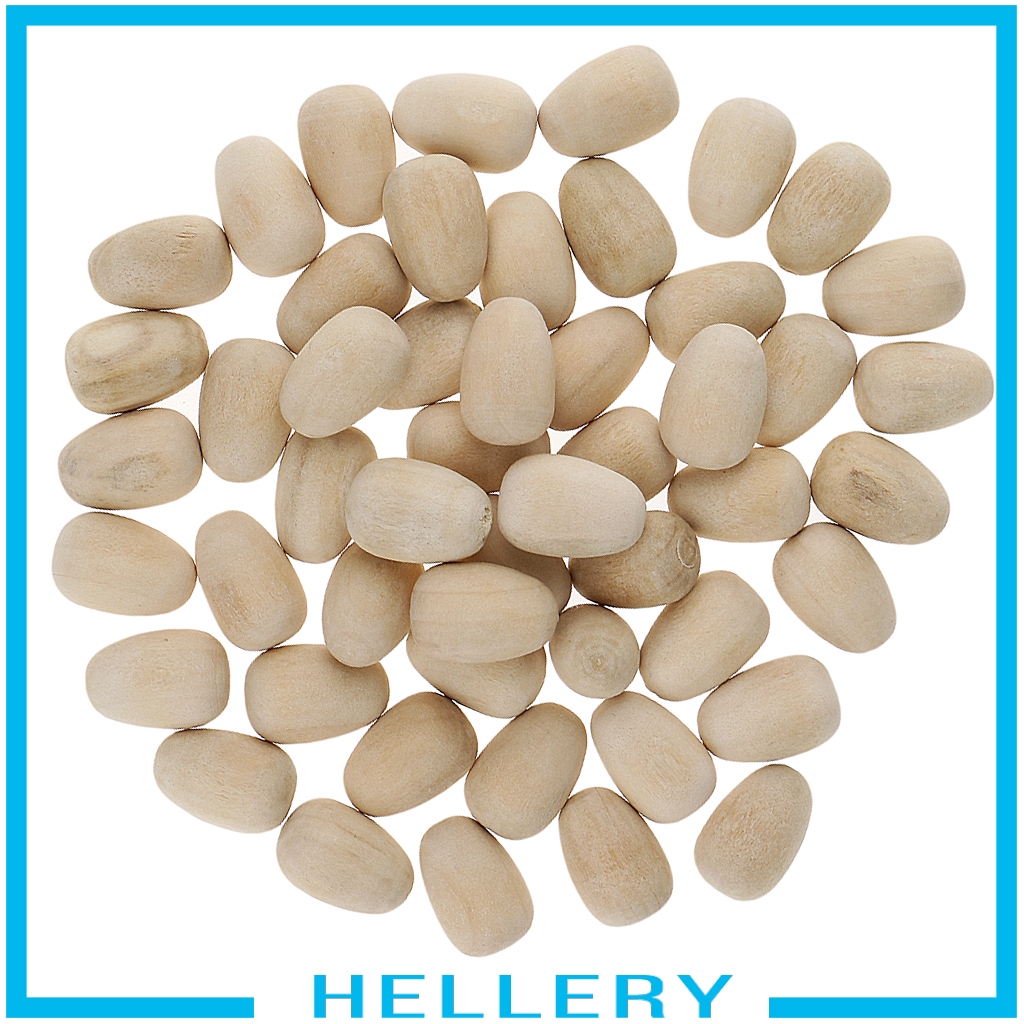 Bộ 50 Quả Trứng Gỗ Dùng Trang Trí Lễ Phục Sinh