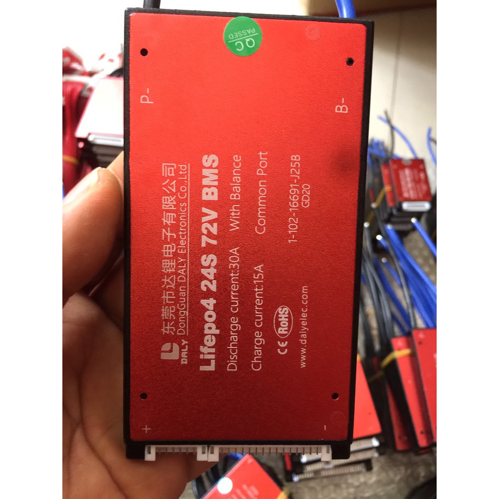 Mạch bảo vệ pin lithium LifePO4 24S 72V 30A, 40A