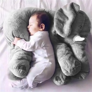 Gối con voi chất cotton vừa làm đồ chơi dễ thương vừa làm gối ôm cho bé