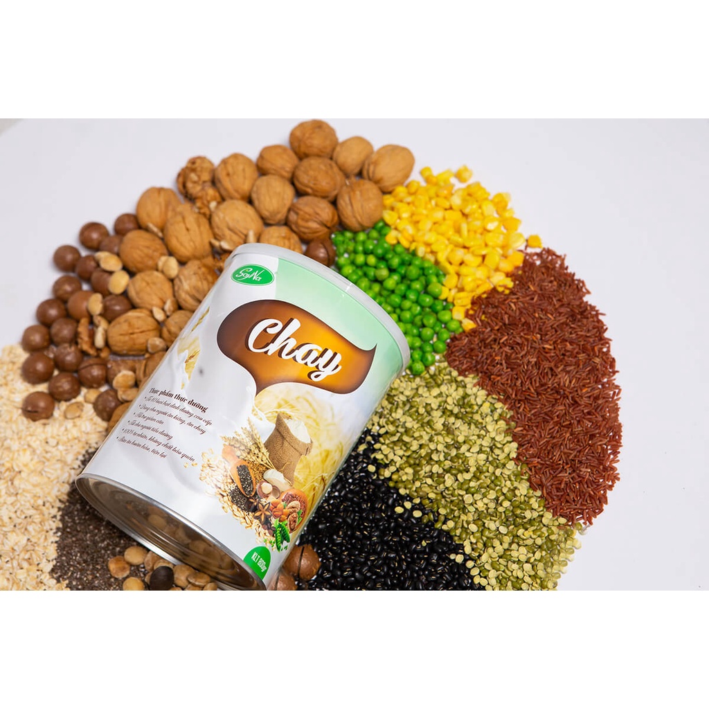 Sữa Thực Vật Chay Soyna 800g chính hãng tặng kèm 1 hộp Sữa Hạt và 1 gói Sữa Chay