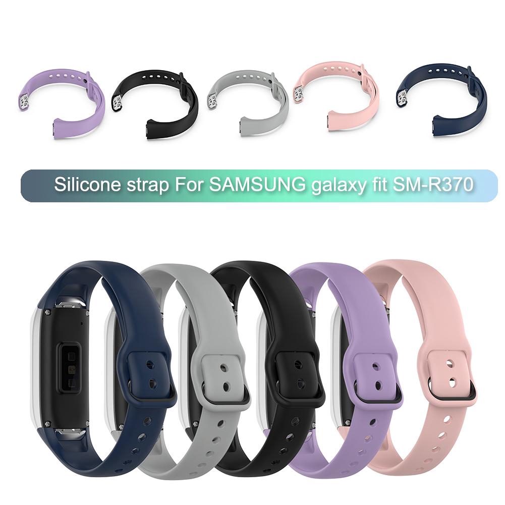 Dây Đeo Silicon Chống Nước Cho Đồng Hồ Thông Minh Samsung Galaxy Fit Sm-R370