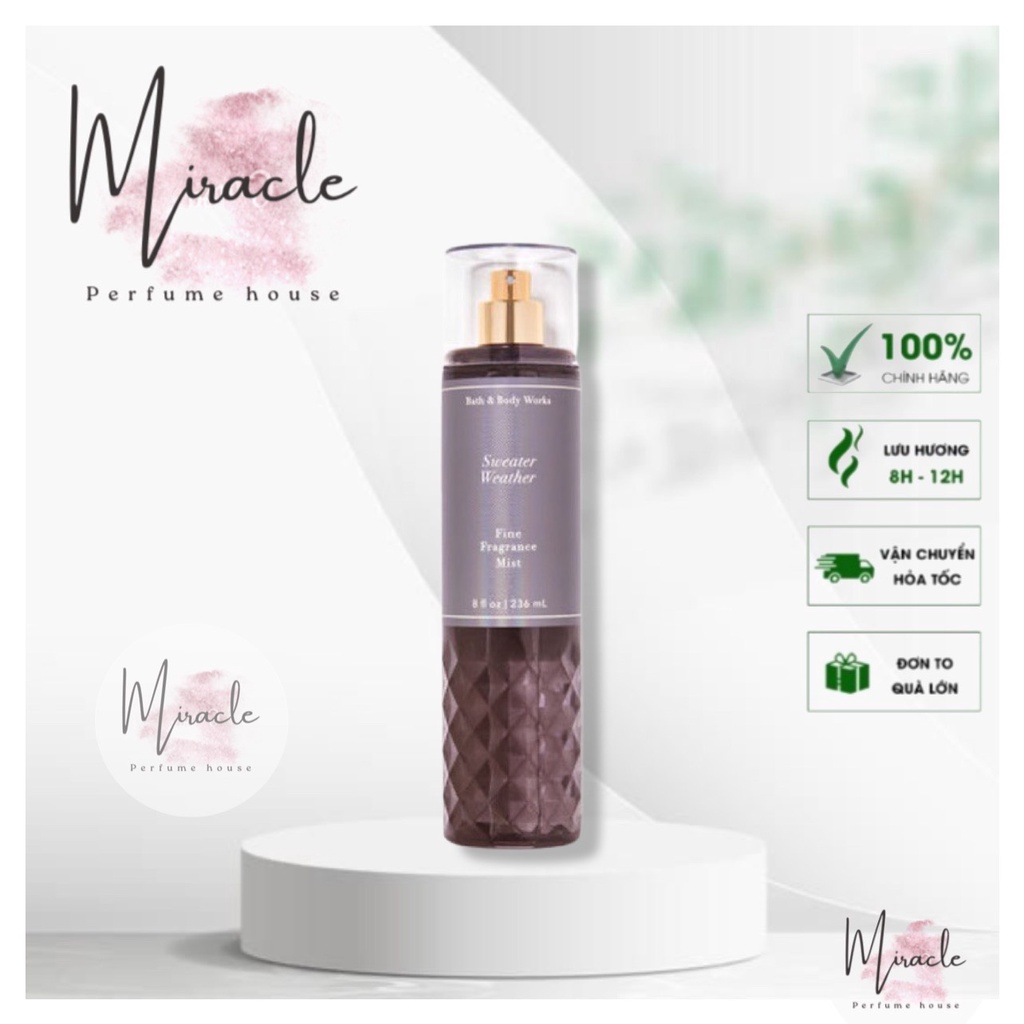 Xịt Thơm Toàn Thân Sweater Weather