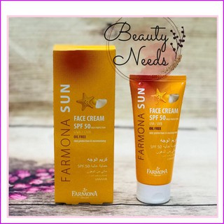 Kem chống nắng FARMONA SUN FACE CREAM SPF 50 OIL FREE 50ml chuyên dành cho da dầu mụn