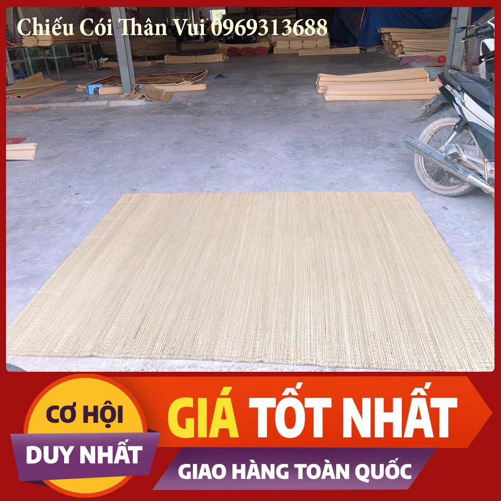 Chiếu Cói Trắng Thường ❤️FREESHIP❤️Siêu Rẻ 0,9m/1m/1m2/1m5/1m6