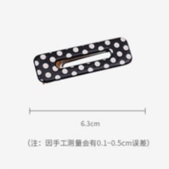 Kẹp Tóc Họa Tiết Chấm Bi Phong Cách Retro Hàn Quốc