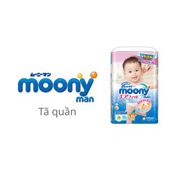 Bỉm Dán/Quần Moony Cộng miếng/Siêu cộng/ Natural/ Tiêu chuẩn nội địa Nhật size NB111/ S102/M76/L54/XL46...