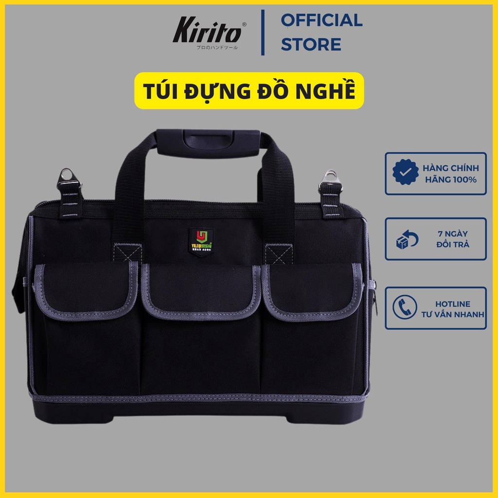 Túi đựng đồ nghề kỹ thuật đế cứng vải chống thấm nước - Đai đeo hông kỹ thuật