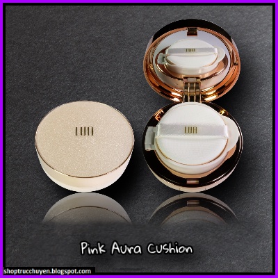 PHẤN NƯỚC TRANG ĐIỂM HÀN QUỐC DÀNH CHO DA NGĂM LUA PINK AURA CUSHION CHÍNH HÃNG - 10514