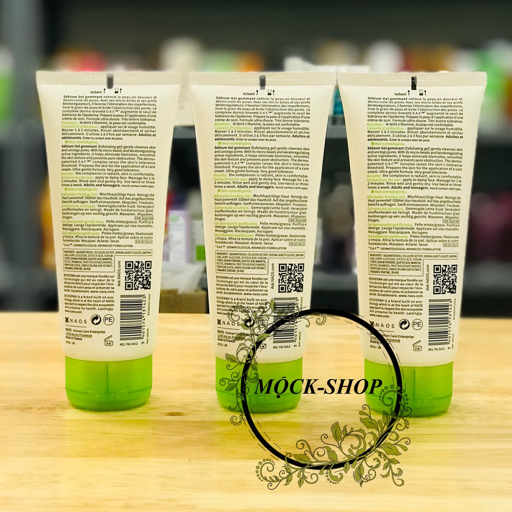 Tẩy da chết Bioderma Sebium Gel Gommant 100ml | BigBuy360 - bigbuy360.vn