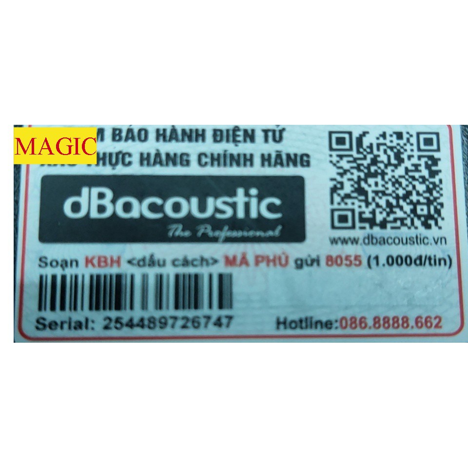 Vang số dbAcoustic S500P, S500 II - Sản phẩm kế thừa S500 Pro. Bảo hành 3 năm