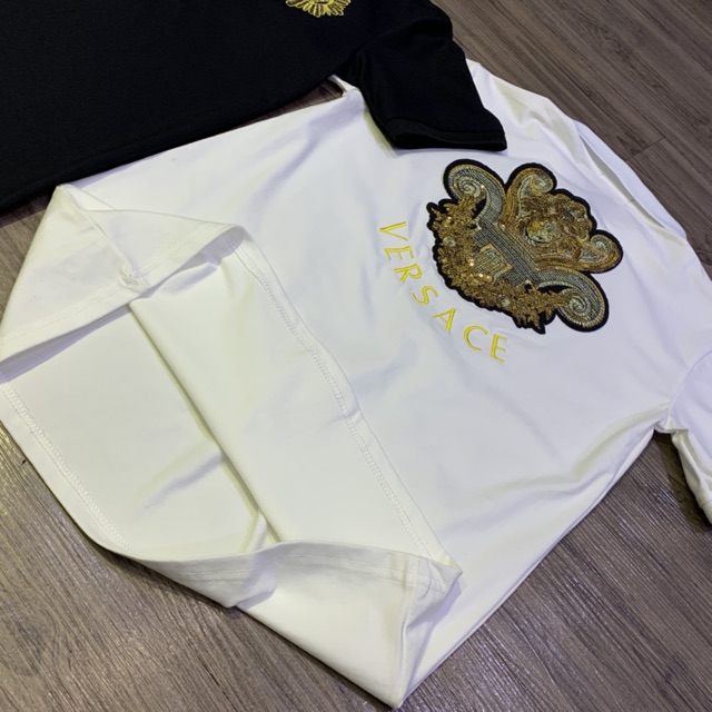 Áo thun nam cổ trụ đính kim sa_áo thun nam cổ bẻ(chất liệu cotton 100% co dãn 4 chiều) | BigBuy360 - bigbuy360.vn