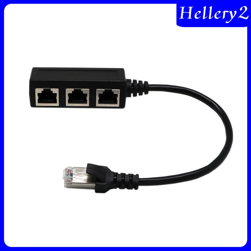 [HELLERY2] RJ45 1 to 3 Ethernet LAN Network Splitter 3 Way Extender Adapter Connector