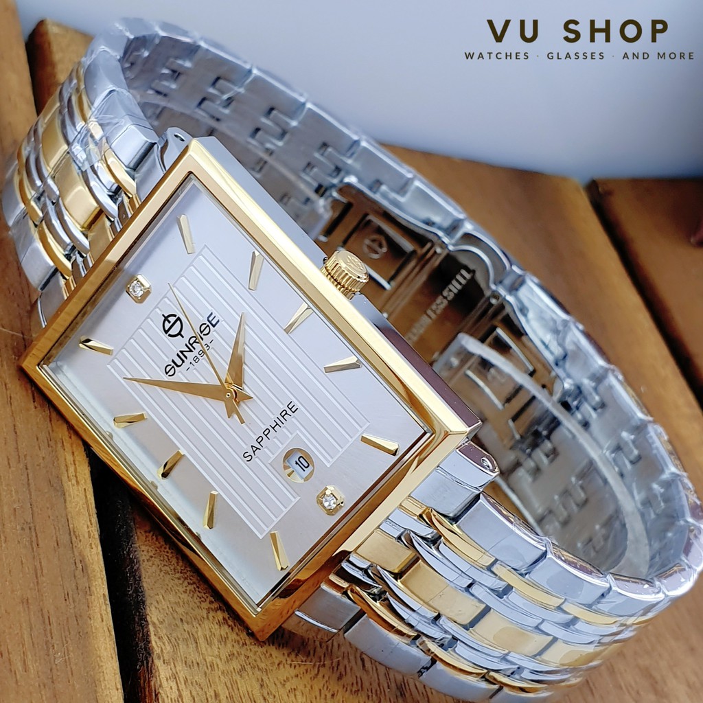 Đồng hồ nam SUNRISE 1190SA - Kính Sapphire