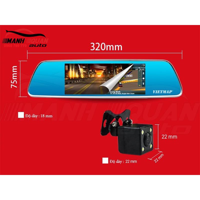 Camera Hành Trình Giám Sát Trực Tuyến Viet map iDVR P1