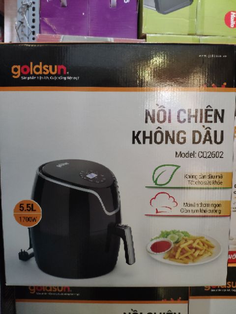 Nồi chiên không dầu Goldsun CQ2602 5,5L