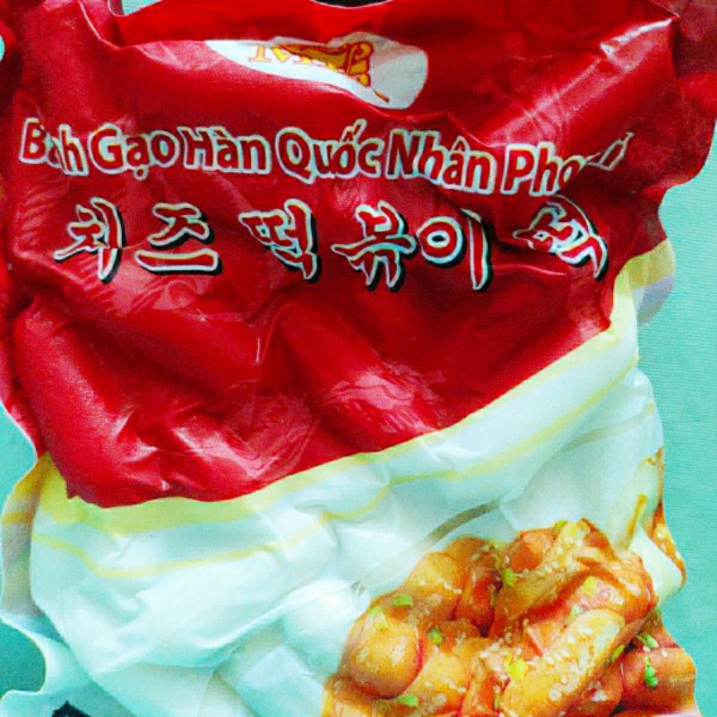 500g bánh gạo tokboki nhân phomai