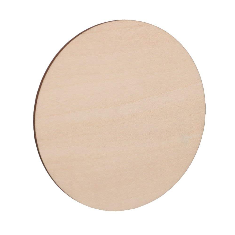 [3mm x 40cm] Combo 2 tấm gỗ ván ép tròn, dĩa gỗ tròn làm đồ chơi xếp hình, trang trí, thủ công - Luân Air Models