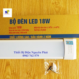 Bộ đèn tuýp led bán nguyệt 0.6m/18W Eliton