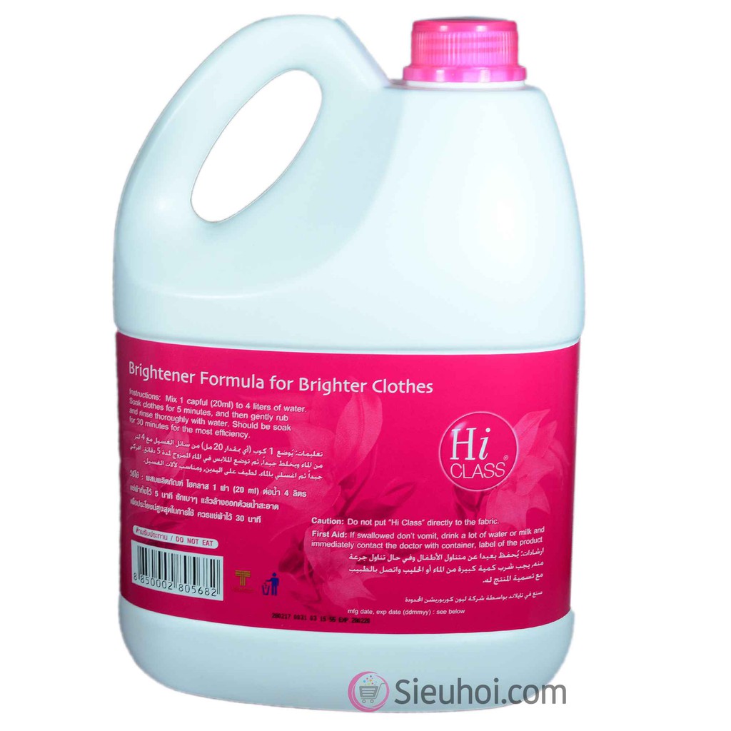 Nước Giặt - Xả Hi Class Laundry Liquid Detergent 3500ml