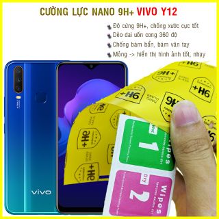 Dán cường lực dẻo nano 9H+ Vivo Y12
