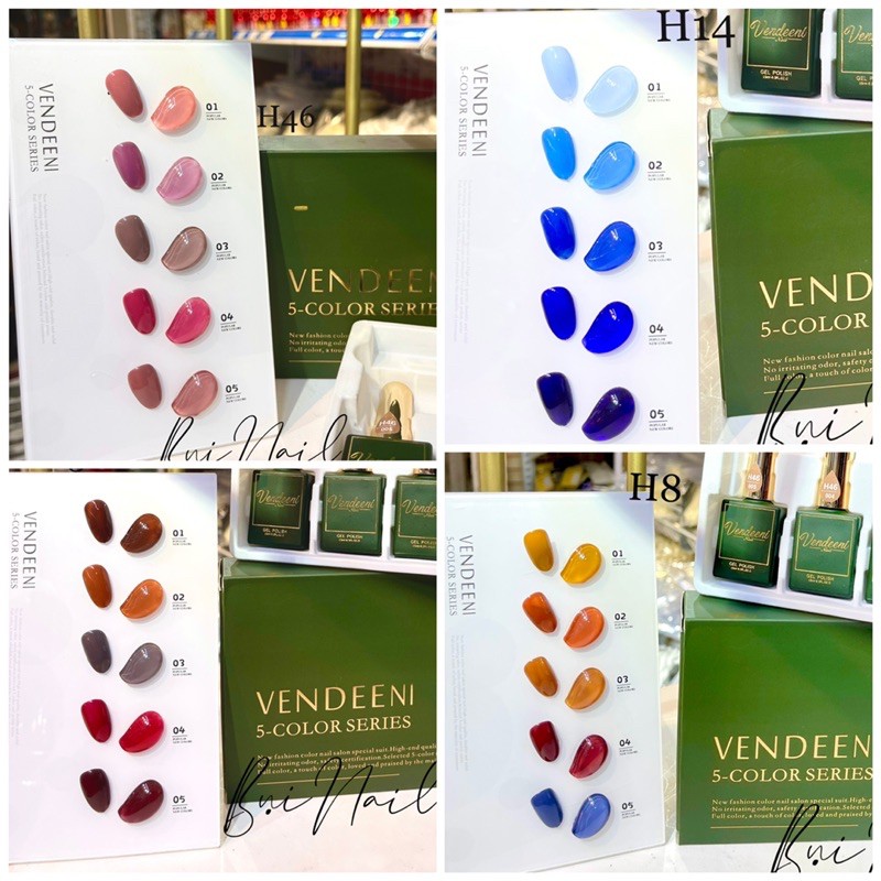 SƠN SET 5 CHAI VENDEENI