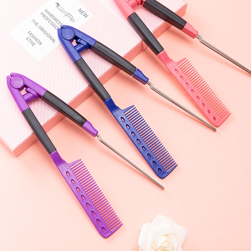 Lược Chải Thẳng Tóc Tạo Kiểu Chữ V Thời Trang DIY