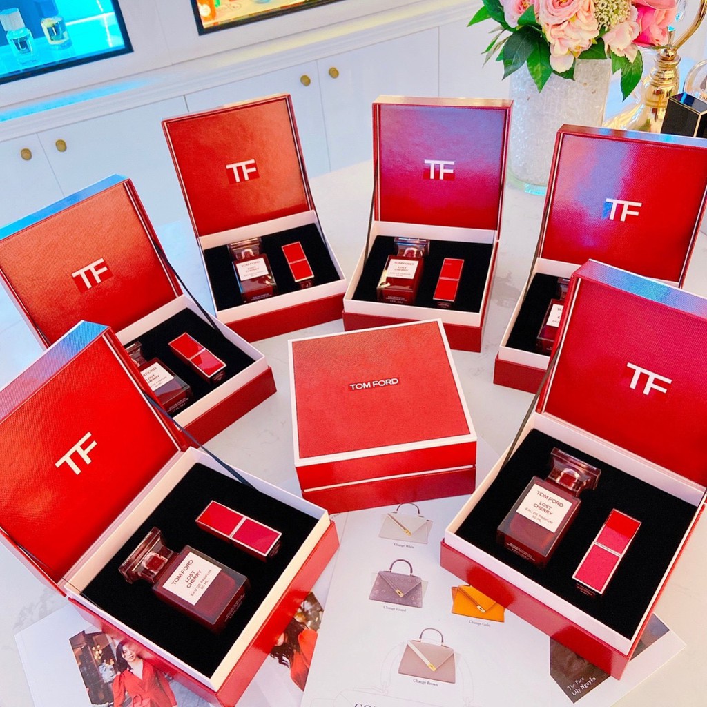 💥 Gift set nước hoa nữ Lost Cherry + son - Tom Ford | Thế Giới Skin Care