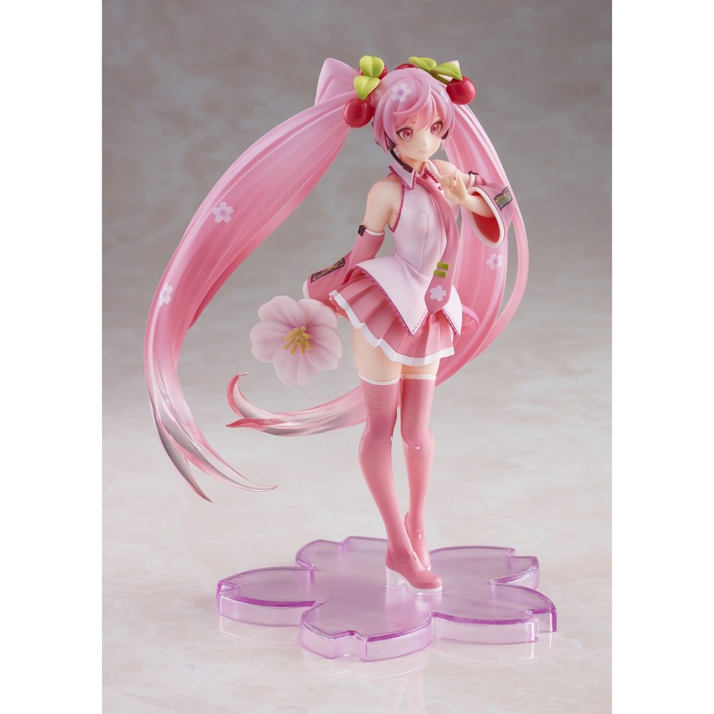 Mô Hình Figure Nhân Vật Anime Vocaloid - Hatsune Miku - Sakura, 2021 Ver., Taito, chính hãng Nhật Bản