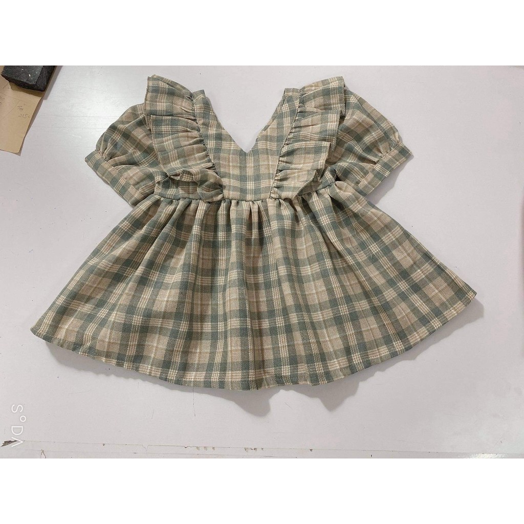 Váy cho bé gái từ 1 - 8 tuổi, đầm thời trang trẻ em hàng thiết kế cao cấp VNXK cho bé từ 6- 32 kg (v1)
