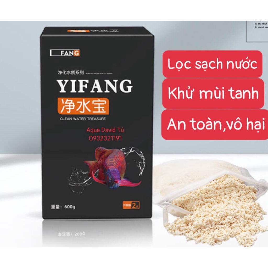 Vật liệu lọc Purigen YIFANG cho bể cá cảnh