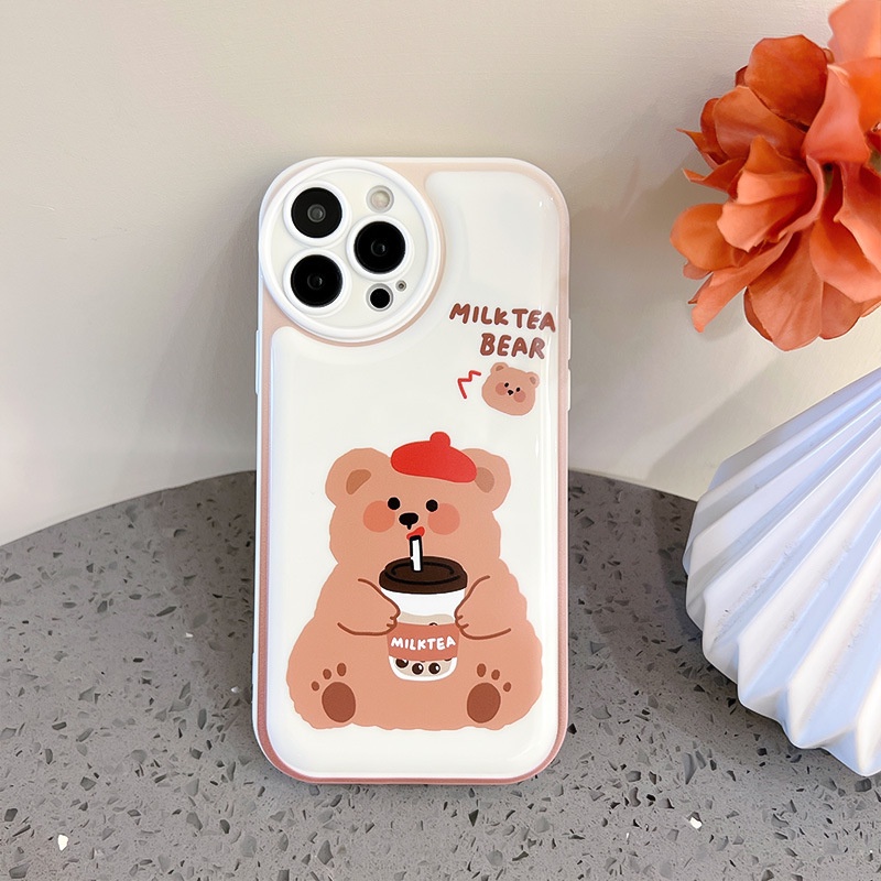 Ốp lưng Phone Ốp Điện Thoại Có Giá Đỡ Hình Trà Sữa Cho iphone 6 / 6plus / 6splus / 7 / 7plus / 8 / 8plus / xs / 11 / 12 / 13 / pro / max / plus / promax-QD